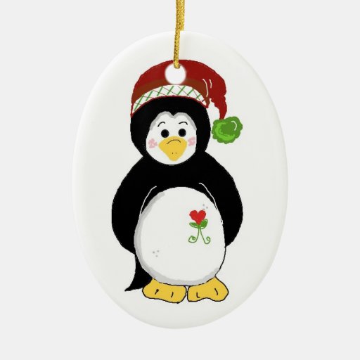 christmas penguin christmas ornament zazzle christmas penguin christmas ornament zazzle