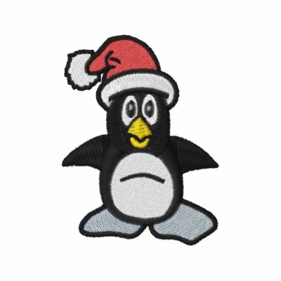 Christmas Penguin Embroidery Design Gift by ChristmasStamps