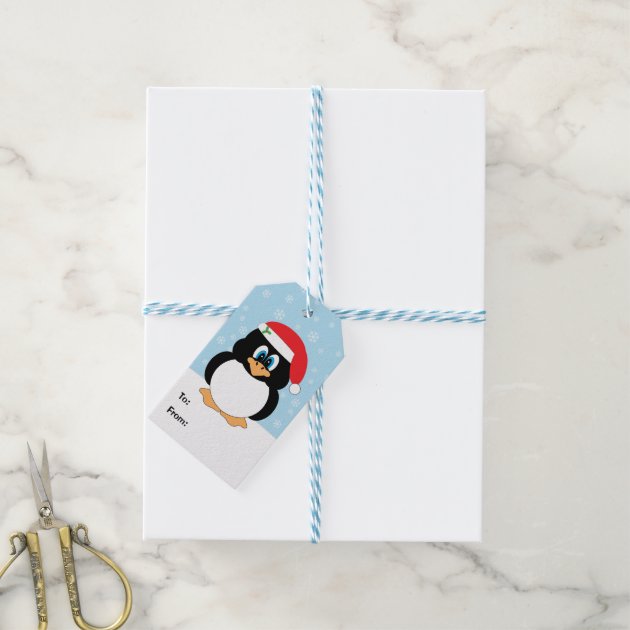 Christmas Penguin Gift Tags Pack Of Gift Tags-2
