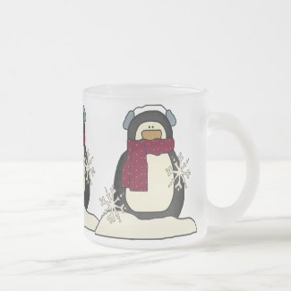 Christmas Penguin Mug mug