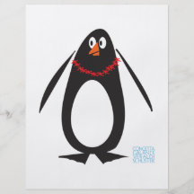 Christmas Penguin Personalized Flyer