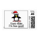 Christmas Penguin postage