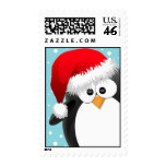 Christmas Penguin Postage Stamps