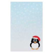 Christmas Penguin Stationery by penart Christmas Penguin Stationery
