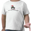 Christmas Penguin t-shirts