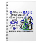 Christmas Penguins ALS Lou Gehrig's Disease Spiral Note Books