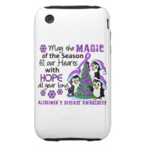 Christmas Penguins Alzheimer's Disease Iphone 3 Tough Cover