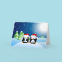 Christmas Penguins Card