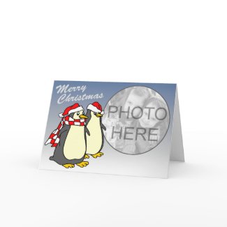 Christmas Penguins card