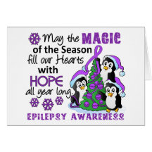 Christmas Penguins Epilepsy Cards