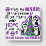 Christmas Penguins Fibromyalgia Photo Plaque