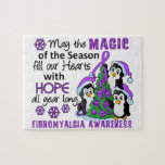 Christmas Penguins Fibromyalgia Jigsaw Puzzle