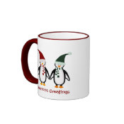 Christmas Penguins Mug mug