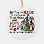 Christmas Penguins Multiple Myeloma Christmas Tree Ornament