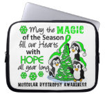 Christmas Penguins Muscular Dystrophy Computer Sleeves
