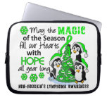 Christmas Penguins Non-Hodgkin's Lymphoma Computer Sleeves