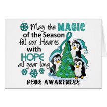 Christmas Penguins PCOS Card