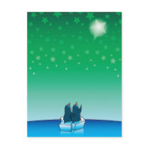 Christmas Penguins postcards by rykproductions Christmas Penguins postcards
