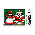 Christmas Penguins Stamps