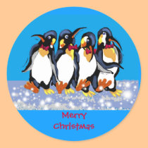 Christmas penguins stickers by Annaart Christmas penguins stickers