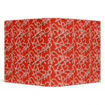 Christmas Pepermint Candy Canes Notebook binders