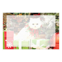Christmas - Persian Cat - Toby Stationery Paper