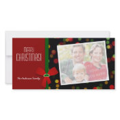 Christmas personalized photo card photocard