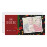 Christmas personalized photo card
