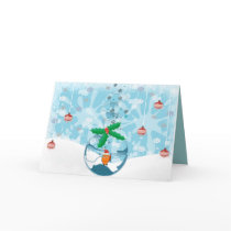 Christmas Pet Fish Splat cards by samack Christmas Pet Fish Splat cards