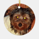 Christmas Pet Ornament, Pet on one side, Snowmen
