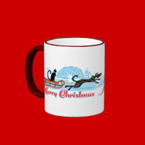Christmas Pet Parade mugs