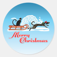 Christmas Pet Parade Stickers