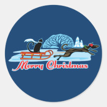 Christmas Pet Parade Stickers