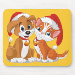 Christmas Pets Mouse Pad