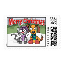 Christmas Pets Stamp