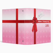 Christmas Photo Album Vinyl Binder