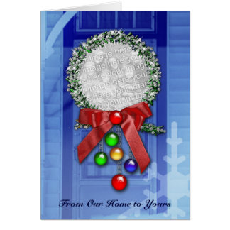 Christmas Wreath And Door Cards | Zazzle