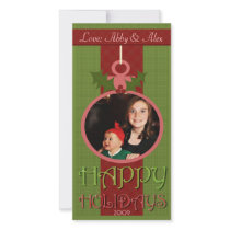 Christmas Photo Card - Green photo cards
