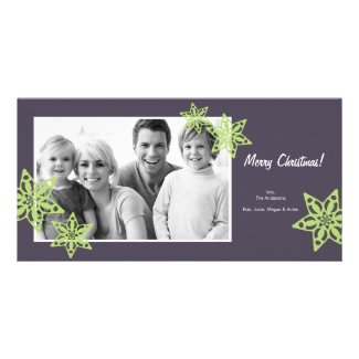 Christmas Photo Card - Holiday Photo Card 4x8