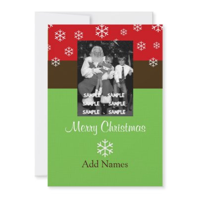 Christmas Photo Card invitations