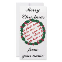 Christmas Photo Card or Photo Gift Tag photo cards