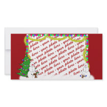 Christmas Photo Card or Photo Gift Tag photo cards