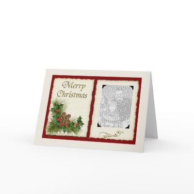 Christmas Photo Card Template by AJsGraphics