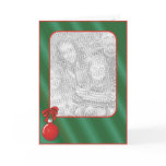 Christmas Photo Card Veritcal Template