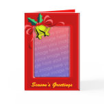 Christmas Photo Card With Bells