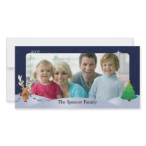 Christmas Photo Card with Rudolph photo cards by mistyqe Christmas Photo Card with Rudolph photo cards