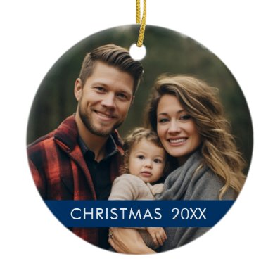 Christmas Photo Frame - Modern Christmas Tree Ornaments