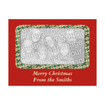 Christmas Photo Frame postcards by DonnasGreetingCards Christmas Photo Frame postcards