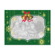 Christmas Photo Frame postcards by custompro Christmas Photo Frame postcards