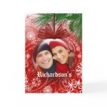 Christmas Photo Globe Ornament Greeting Card